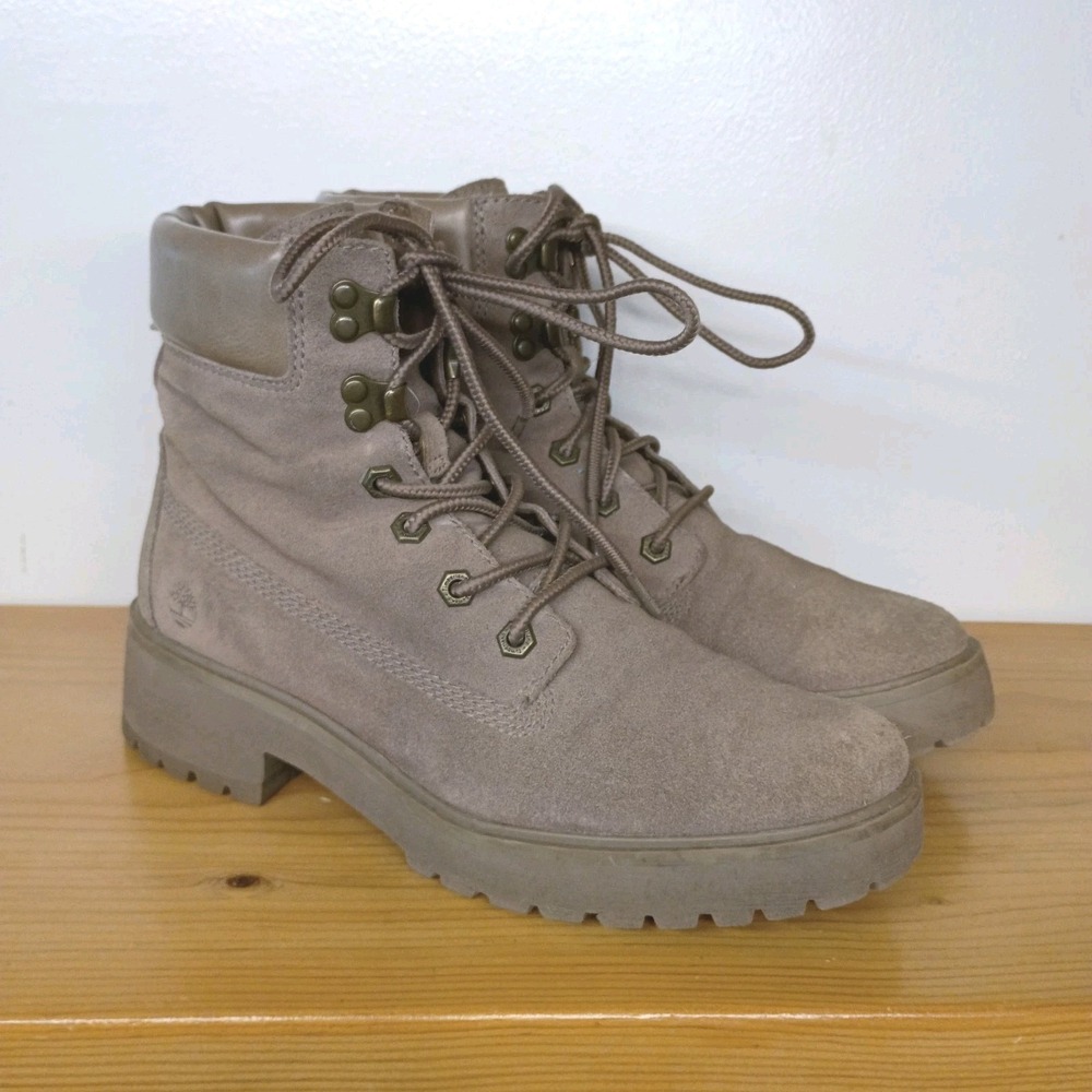 Timberland Women's Carnaby Cool Hiker Hiking Boots Size 9 Taupe Outdoors